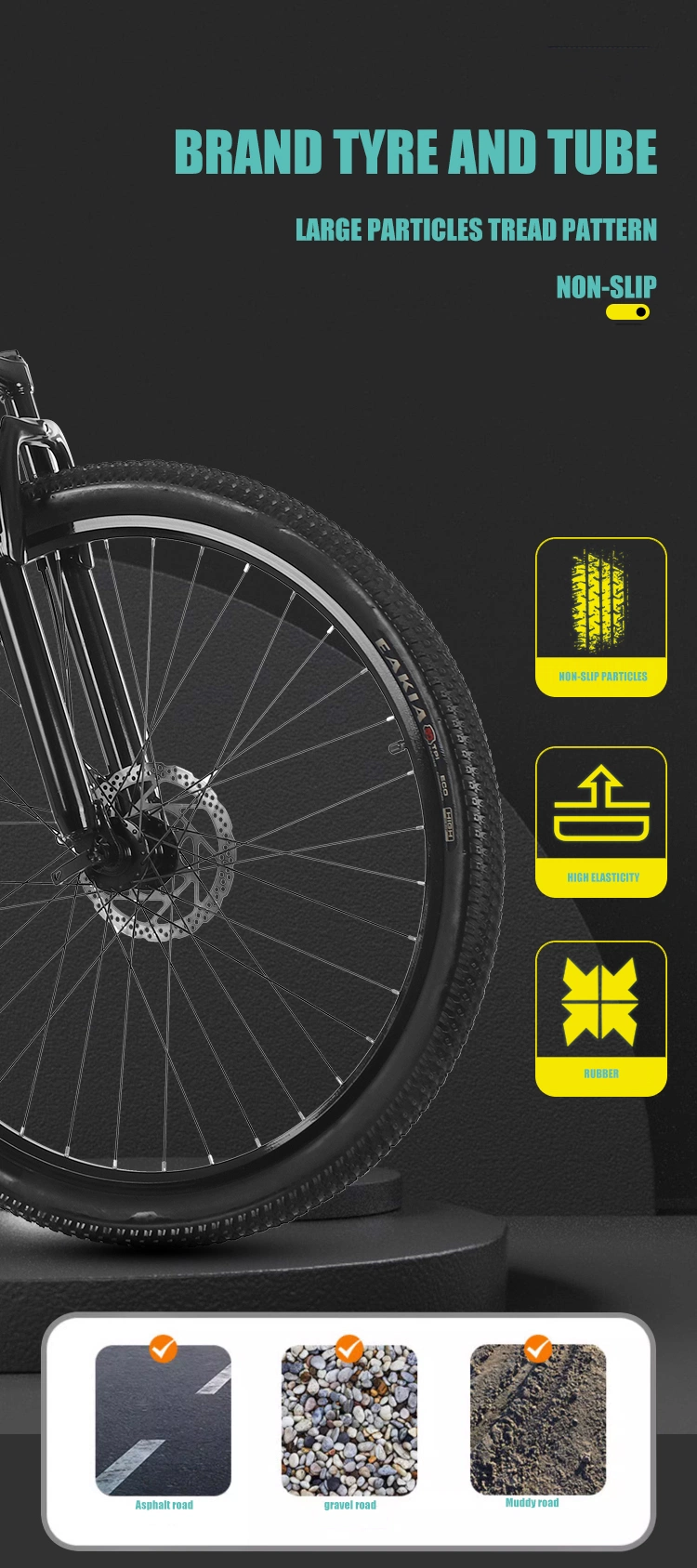 27.5 Inch Lightest Aluminium Mountain Bike Alloy Fork Downcountry Mountain Bike 3