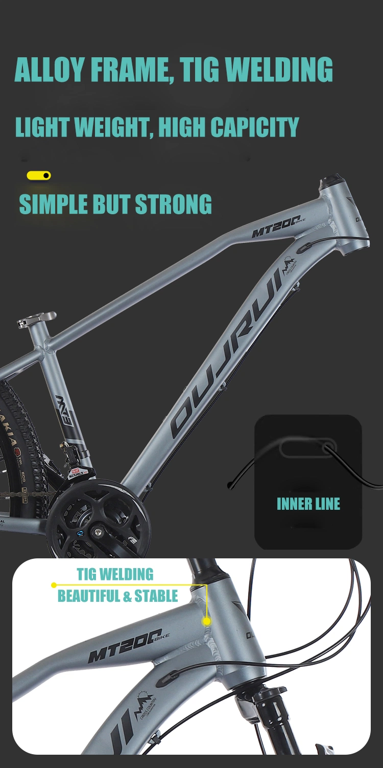 27.5 Inch Lightest Aluminium Mountain Bike Alloy Fork Downcountry Mountain Bike 5